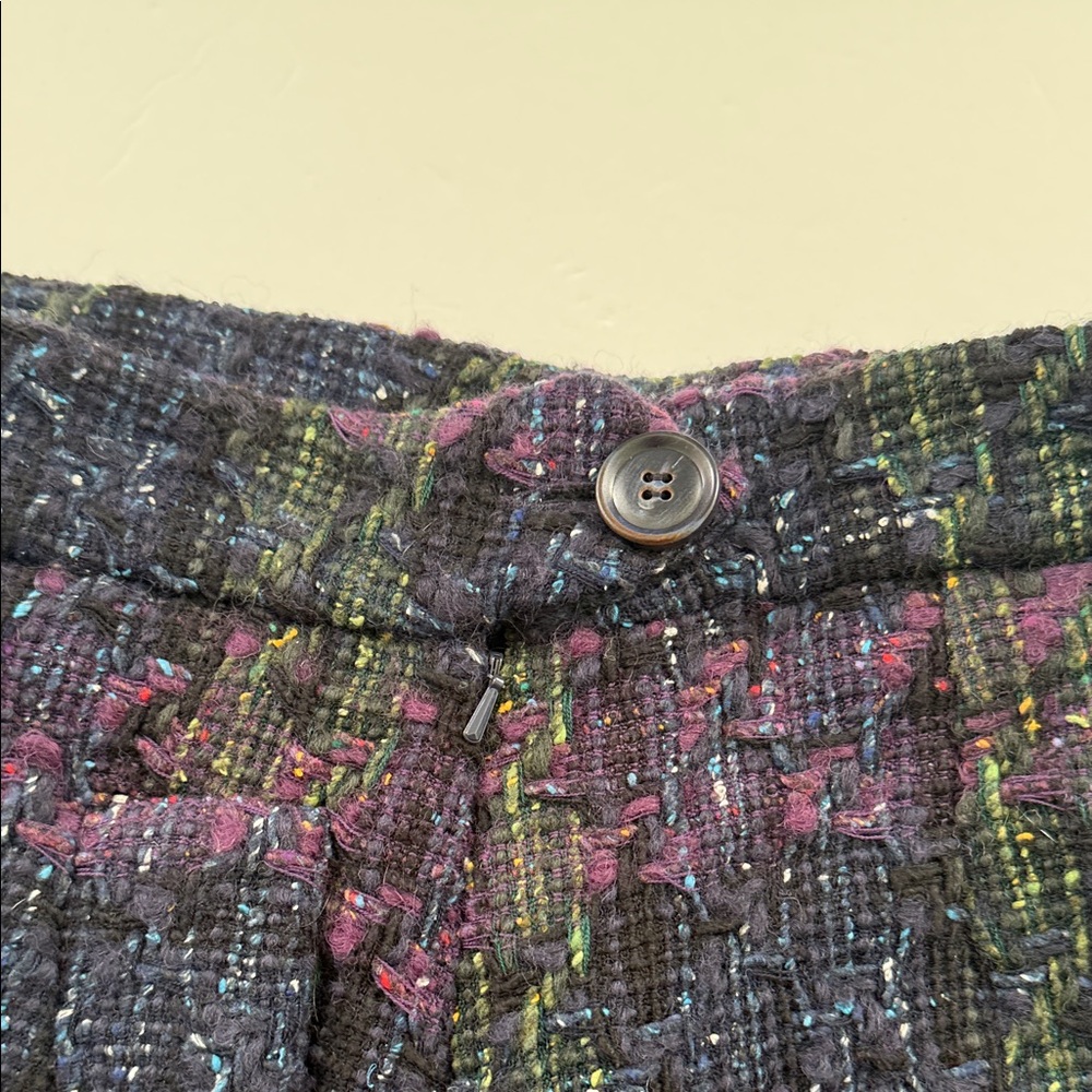 Brora Wool Blend Mini Skirt W/ Lochcarron of Scotland Fabric - Picture 4 of 5